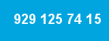 929 125 74 15 929 125 74 15